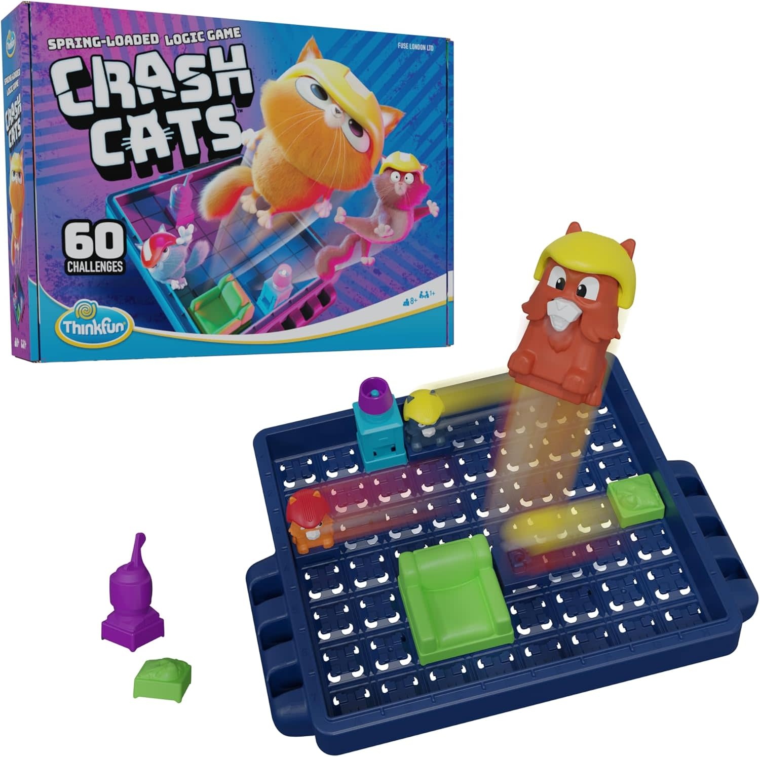 Thinkfun Crash Cats Spring Loaded Logic Game