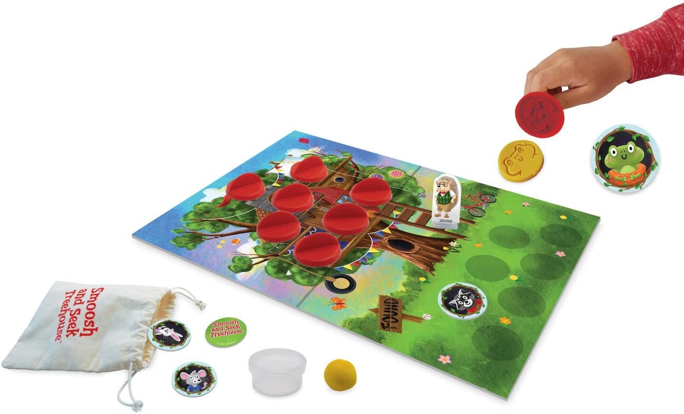 Peaceable Kingdom Smoosh and Seek Tree House Game