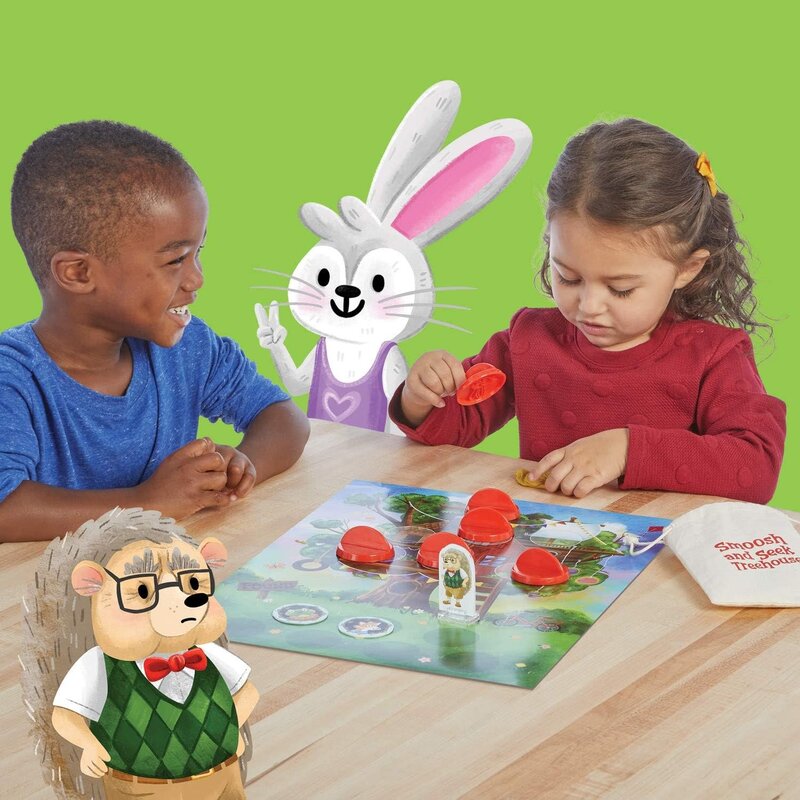 Peaceable Kingdom Smoosh and Seek Tree House Game