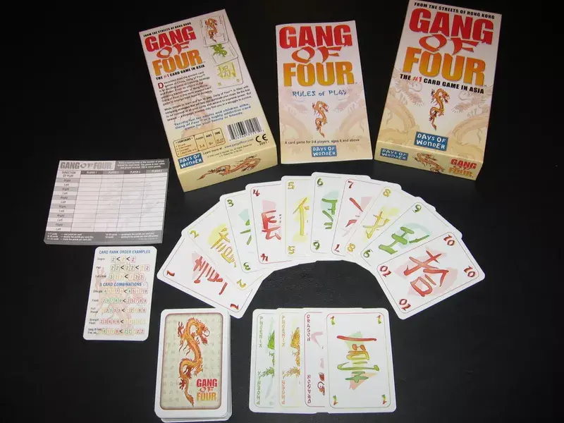 Days of Wonder Gang of Four Card Game
