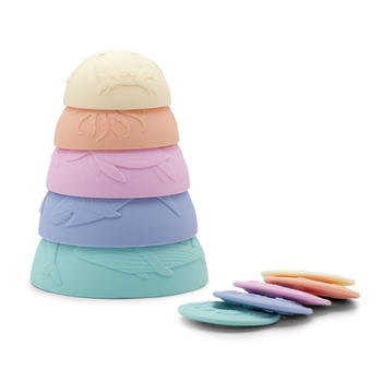 Jellystone Ocean Stacking Cups Pastel