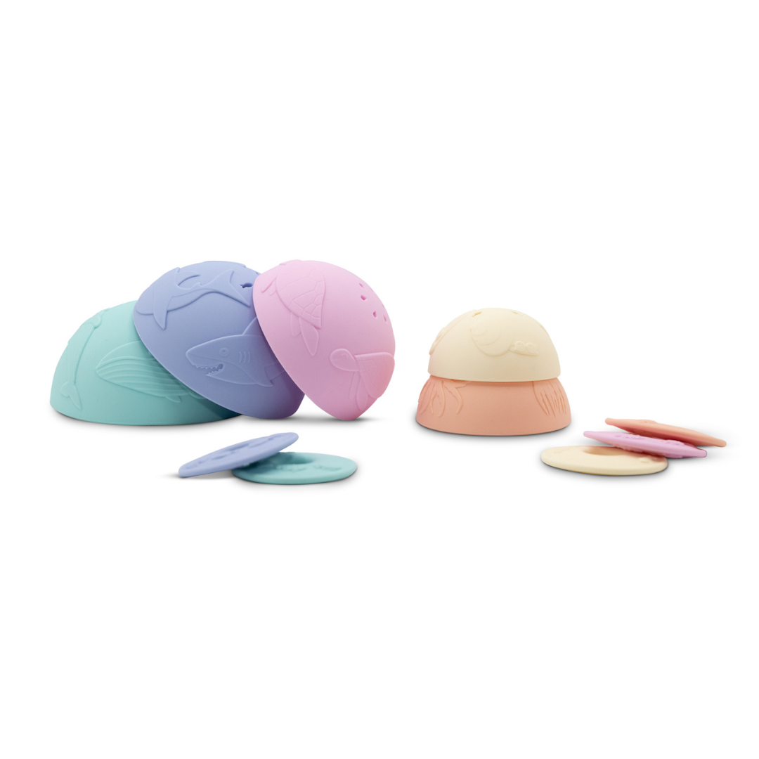 Jellystone Ocean Stacking Cups Pastel