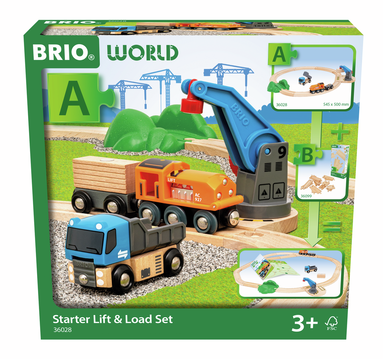 Brio Brio World Railway Starter Set Lift & Load