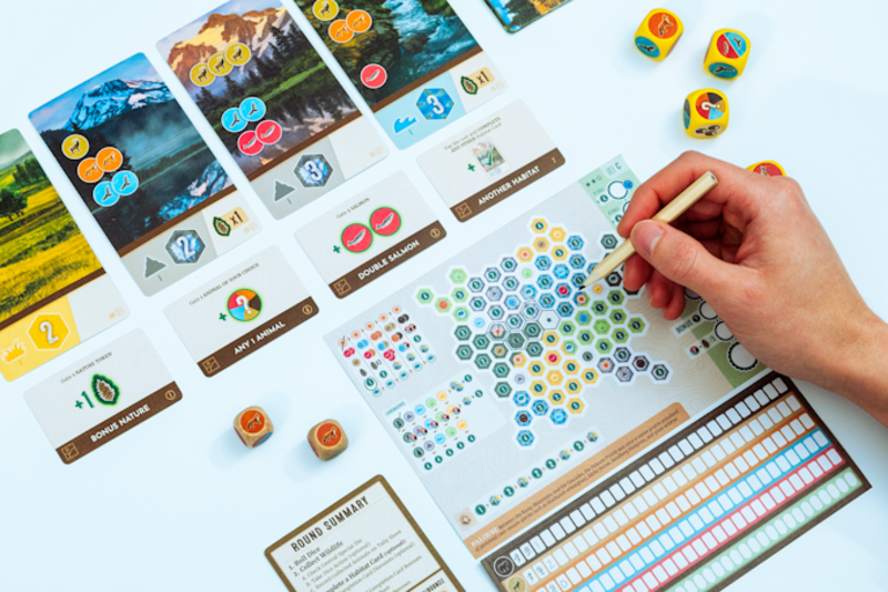 Cascadia Expansion Game: Rolling Rivers