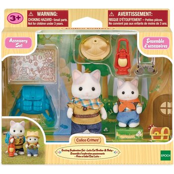 Calico Critters Calico Critters Exciting Exploration Set Latte Cat Brother & Baby