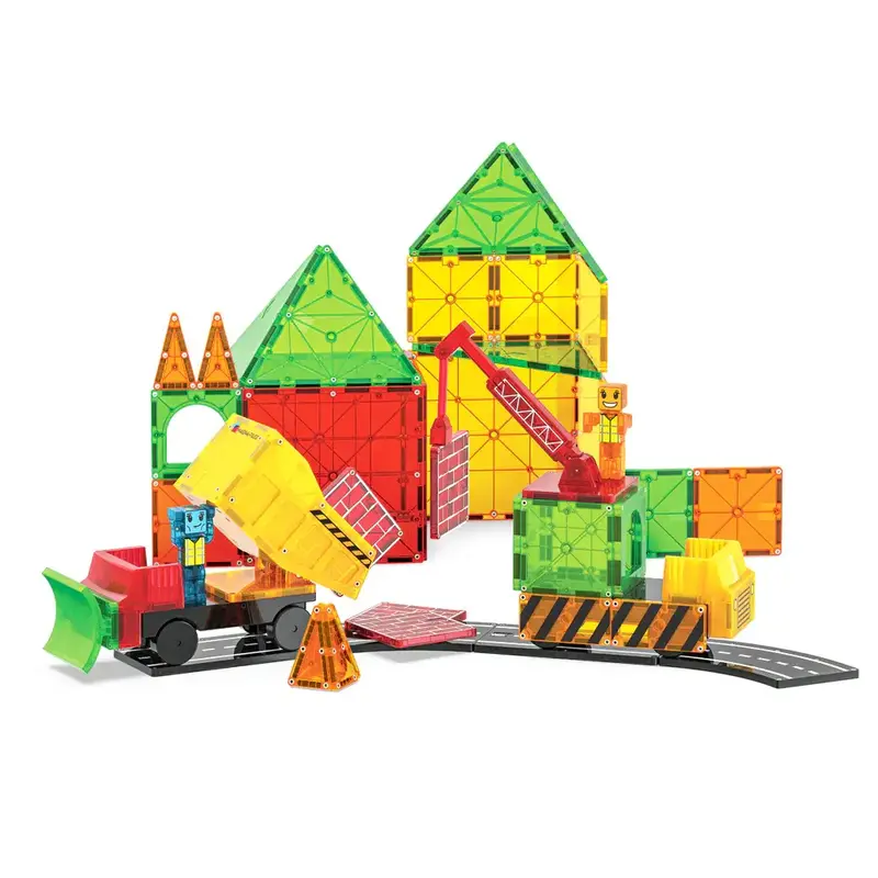 Magna-Tiles Magna-Tiles Builder Trucks XL 50 Piece Set