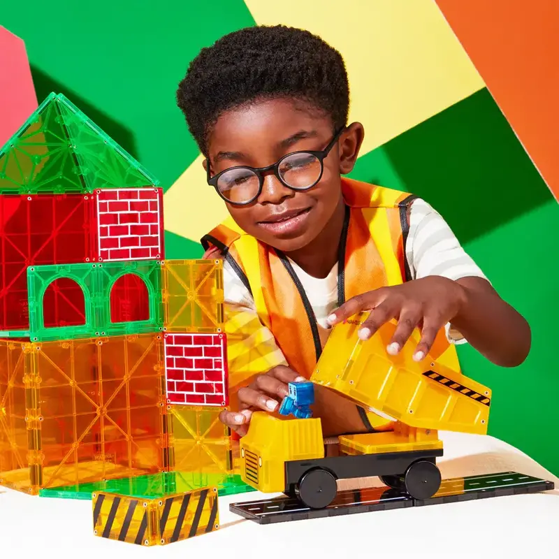 Magna-Tiles Magna-Tiles Builder Trucks XL 50 Piece Set