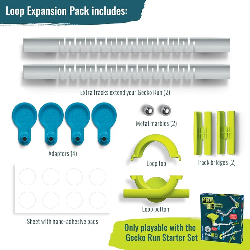 Thames & Kosmos Gecko Run Marble Run Loop Expansion