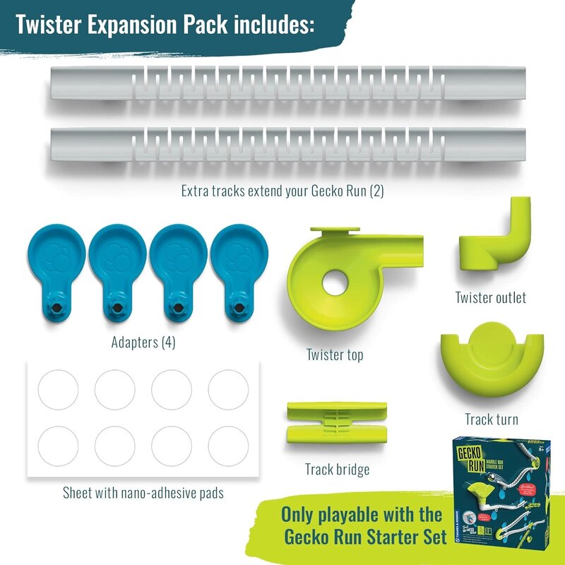 Thames & Kosmos Gecko Run Marble Run Twister Expansion