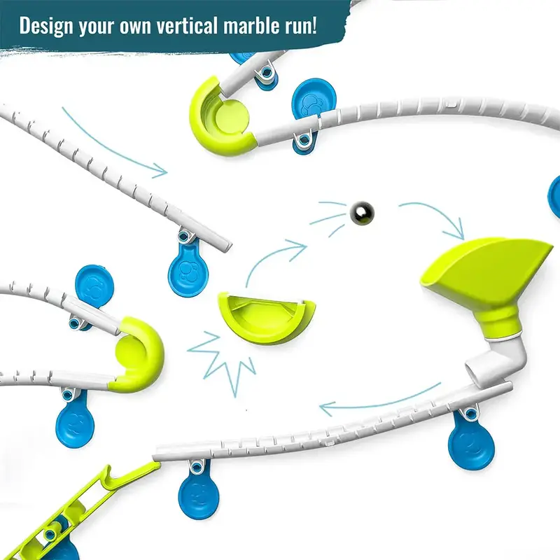Thames & Kosmos Gecko Marble Run Expansion: Bounce & Fly