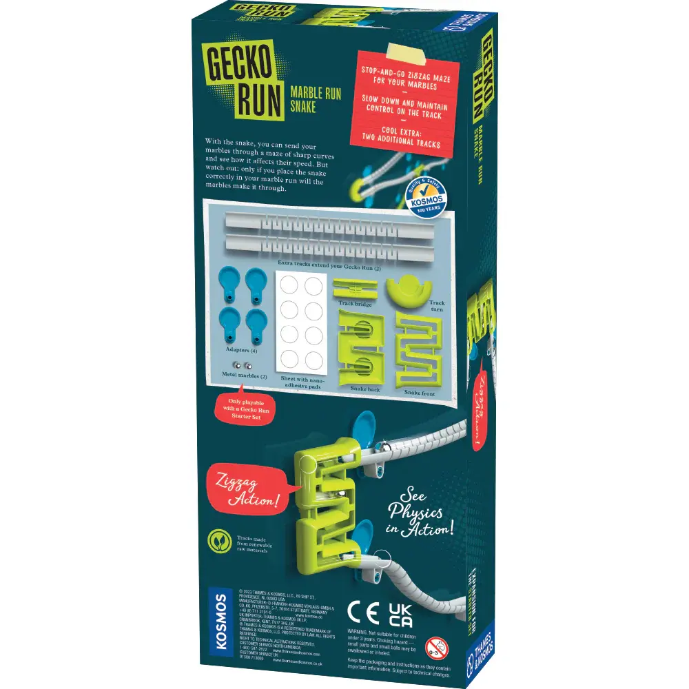 Thames & Kosmos Gecko Run Marble Run Snake Expansion
