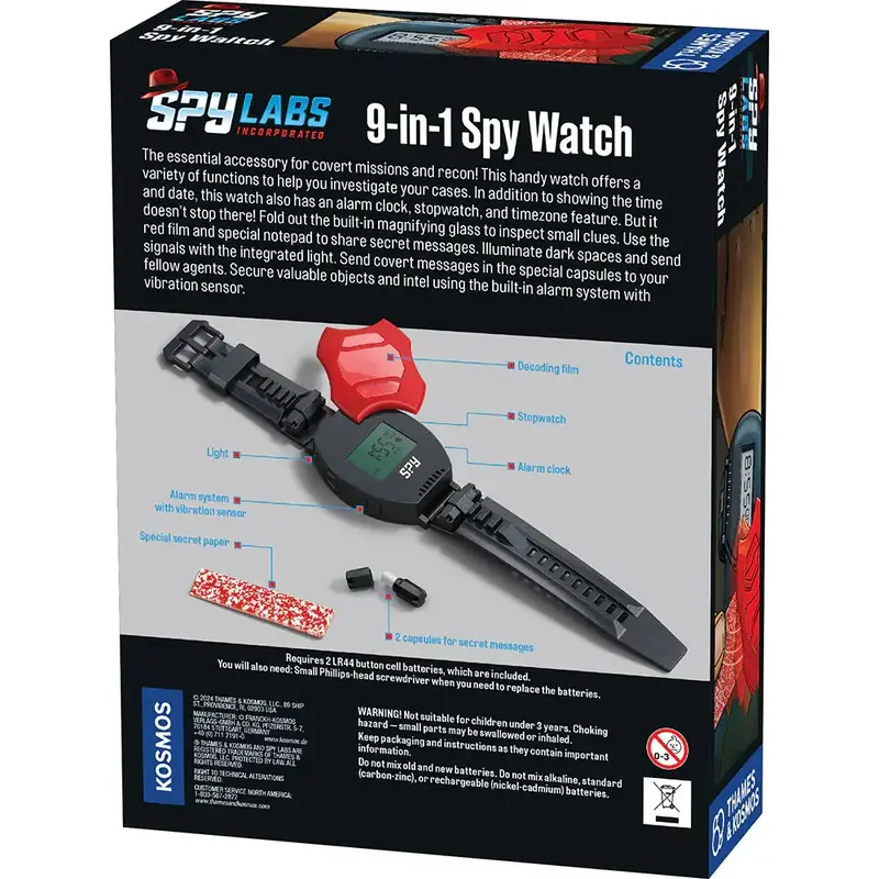 Thames & Kosmos Thames & Kosmo's Spy Labs: 9 in 1 Spy Watch