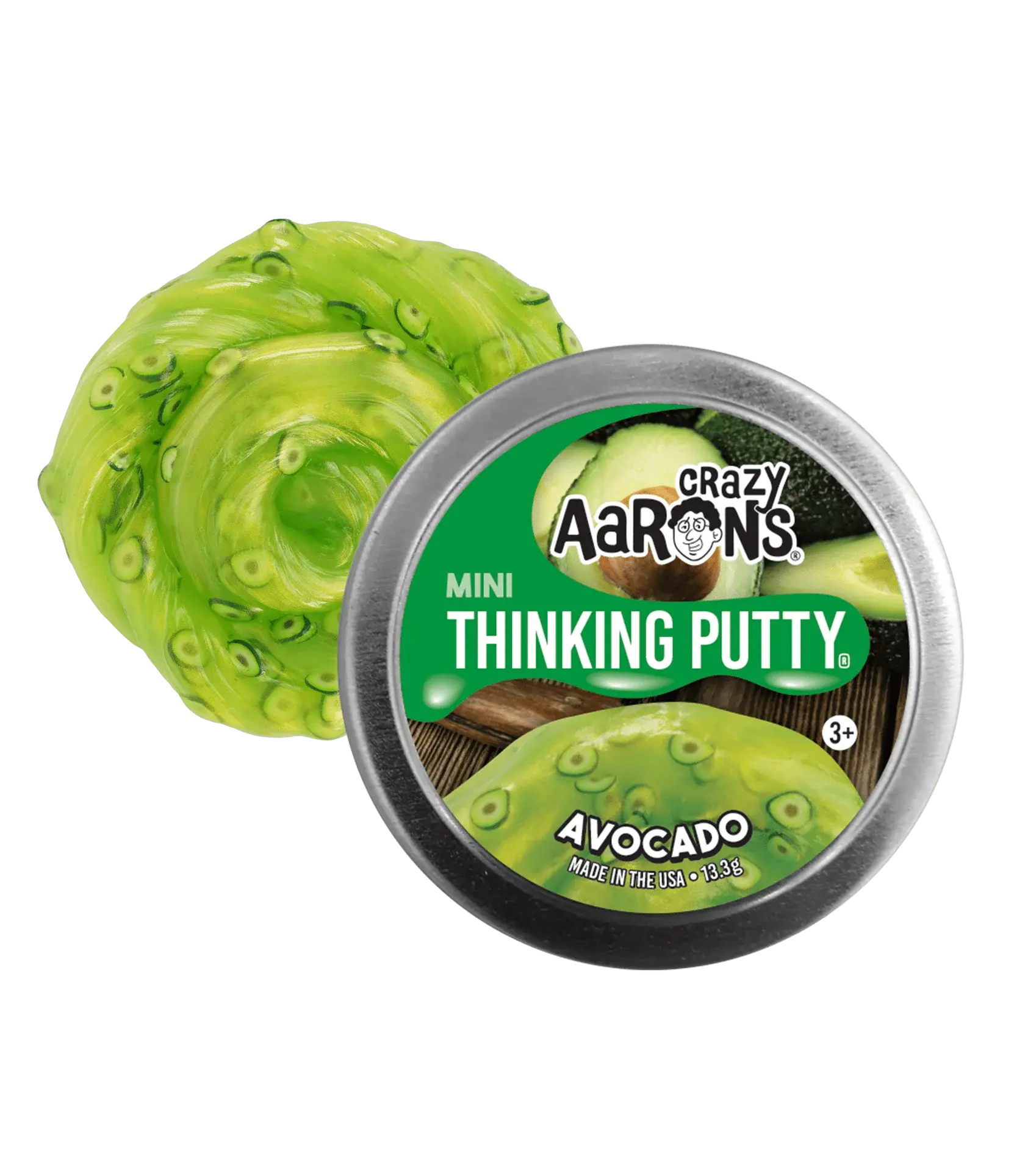 Crazy Aaron Crazy Aaron's Thinking Putty Mini Tin Avocado