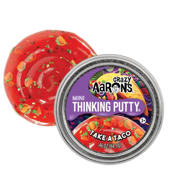 Crazy Aaron Crazy Aaron's Thinking Putty Mini Tin Take a Taco