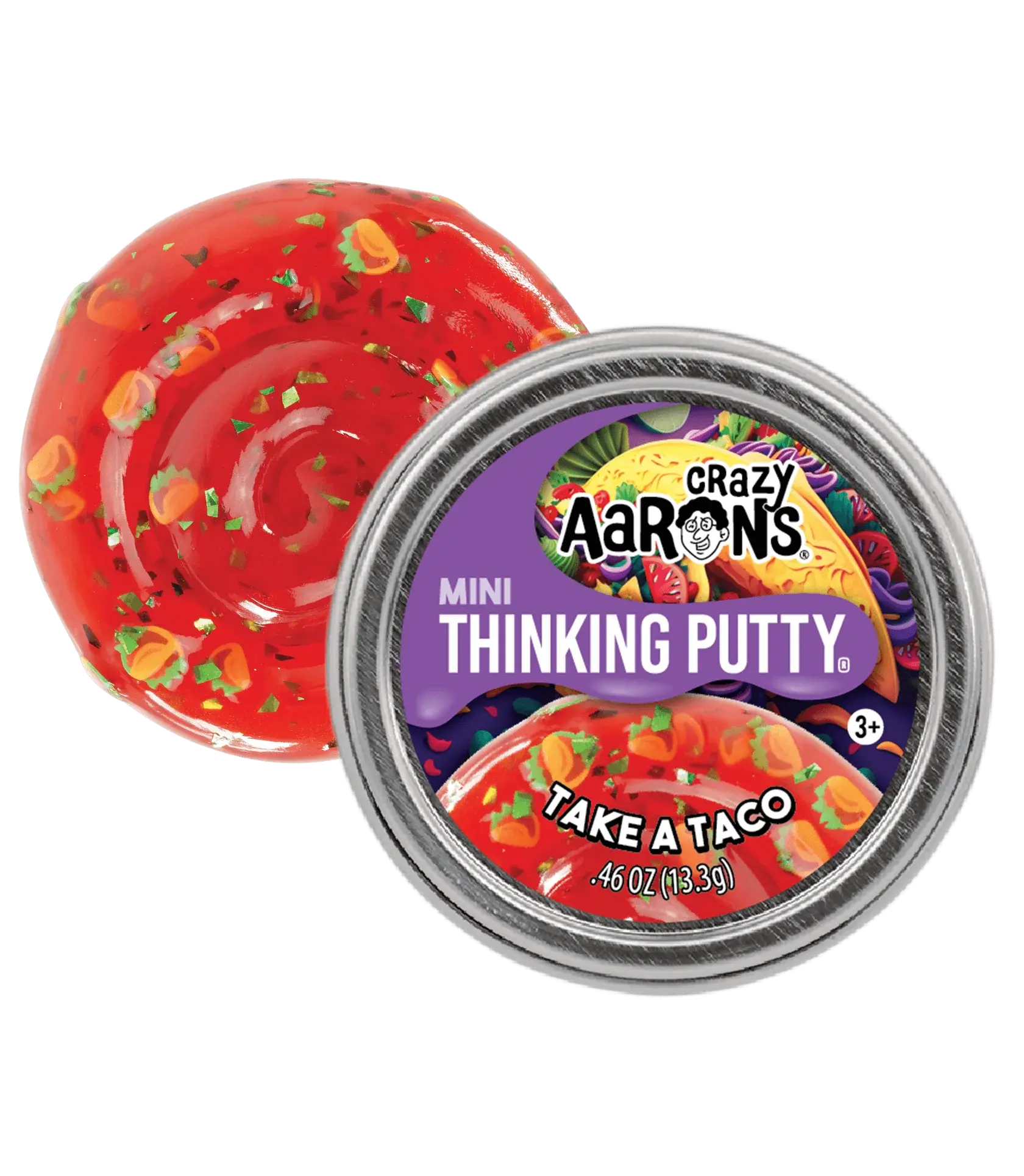 Crazy Aaron Crazy Aaron's Thinking Putty Mini Tin Take a Taco