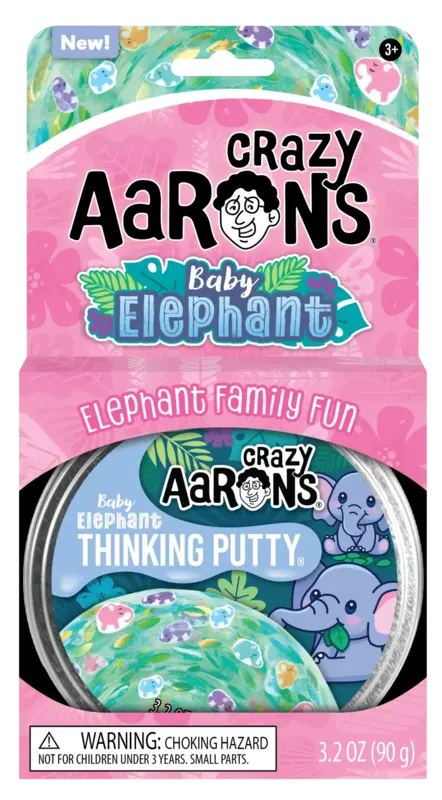 Crazy Aaron Crazy Aaron's Thinking Putty Baby Elephant