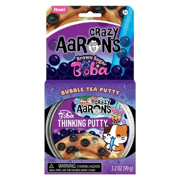Crazy Aaron Crazy Aaron's Thinking Putty Bubble Tea Boba Brown Sugar