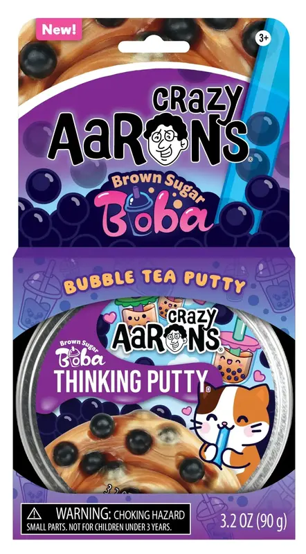 Crazy Aaron Crazy Aaron's Thinking Putty Bubble Tea Boba Brown Sugar