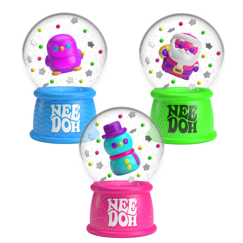Nee Doh Squish N' Snow Globe