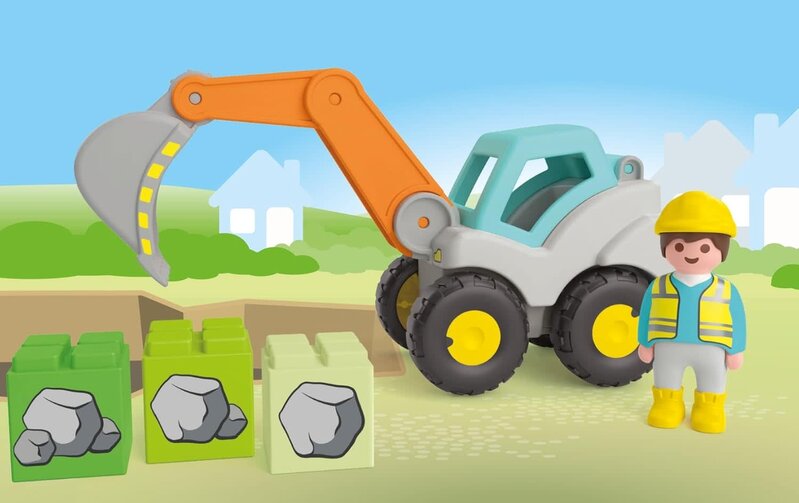 Playmobil Playmobil Junior Shovel Excavator