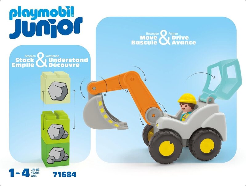 Playmobil Playmobil Junior Shovel Excavator