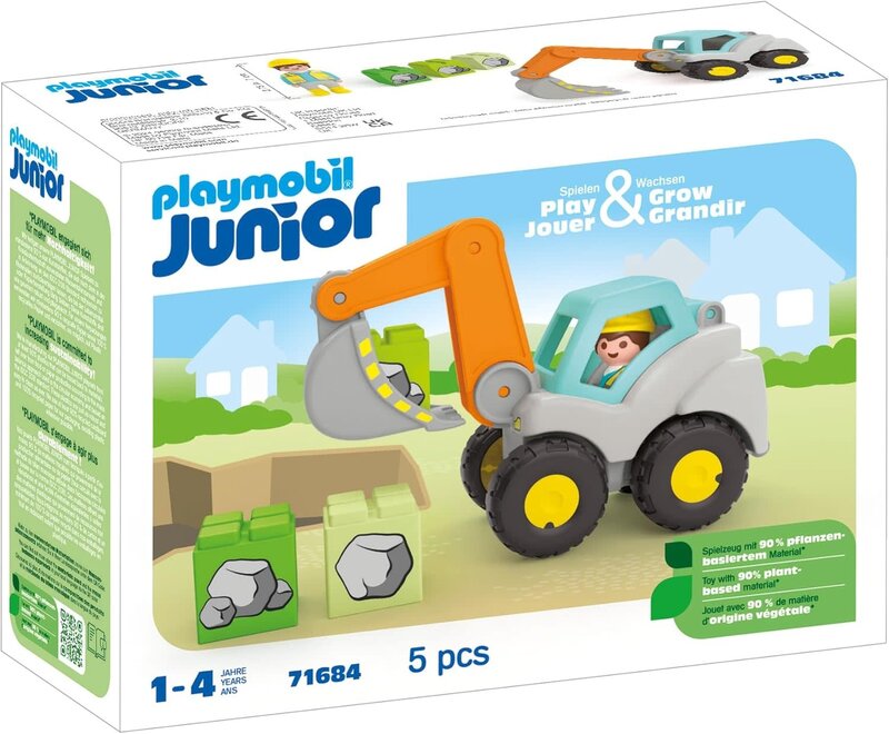 Playmobil Playmobil Junior Shovel Excavator