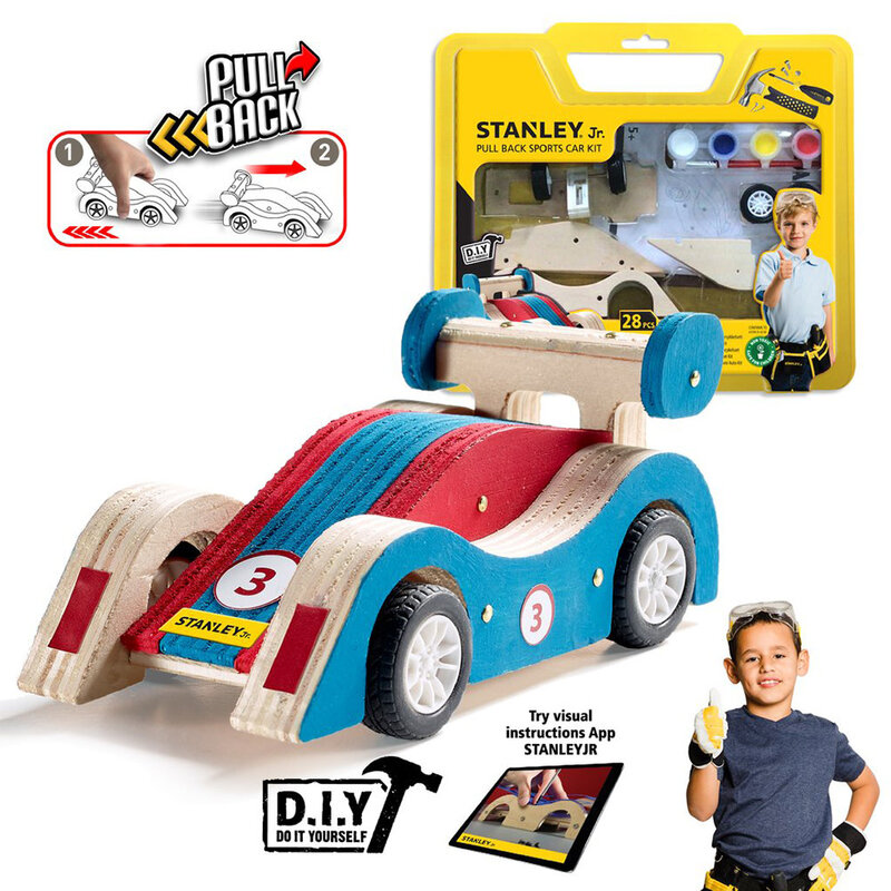 Stanley Jr. Pull Back Sports Car Kit