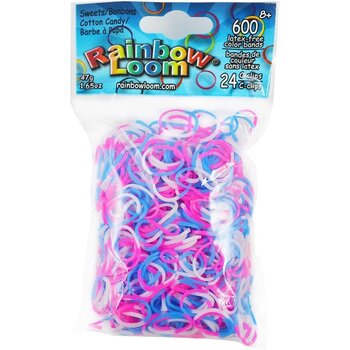 Rainbow Loom Rubber Bands Sweets Cotton Candy