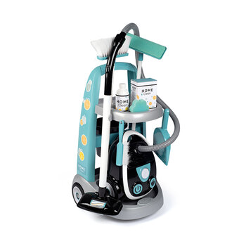 Smoby Cleaning Trolley & Vaccum Cleaner 8pc
