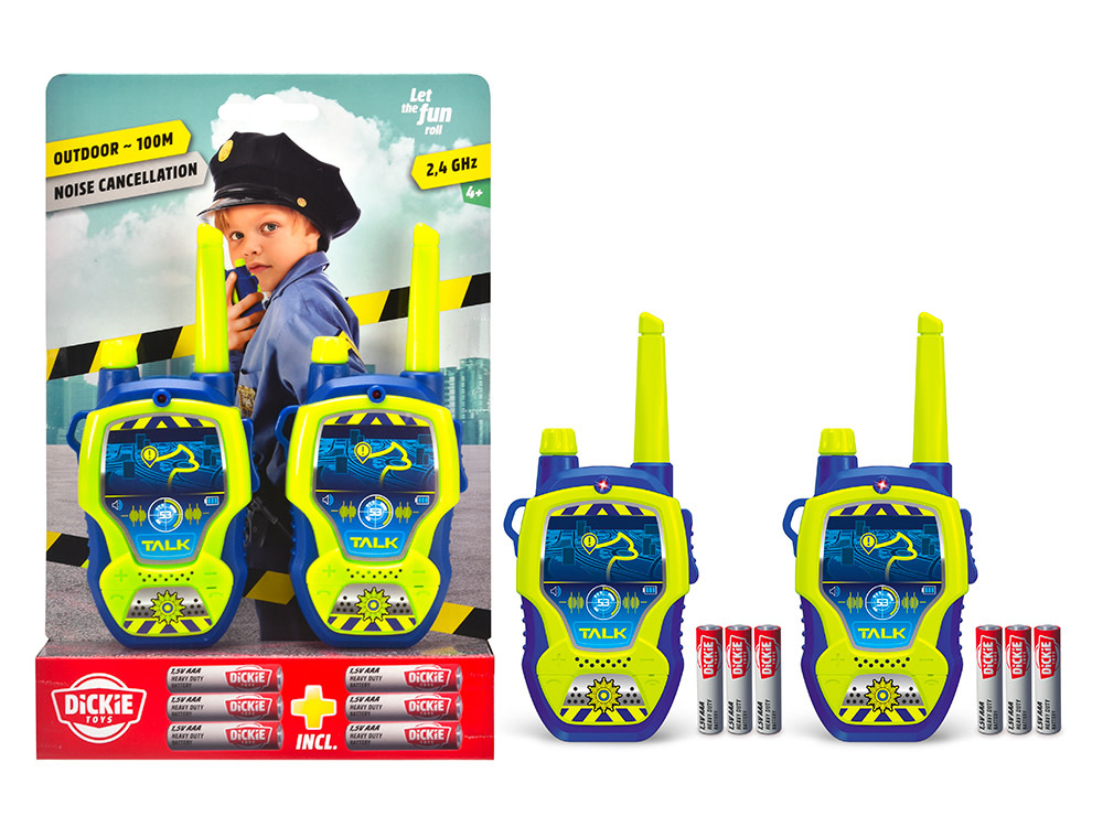 Dickie Police Walkie Talkie 100m