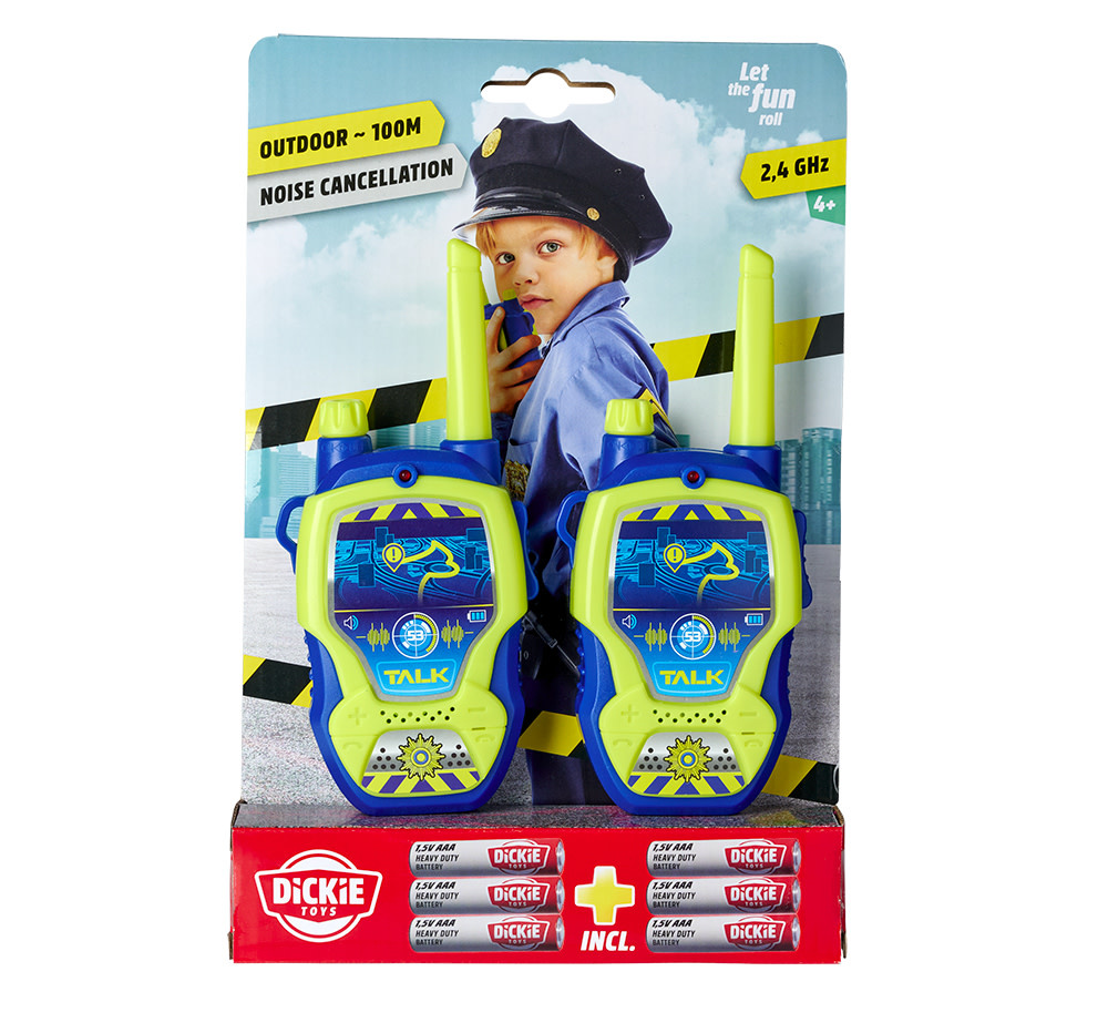 Dickie Police Walkie Talkie 100m