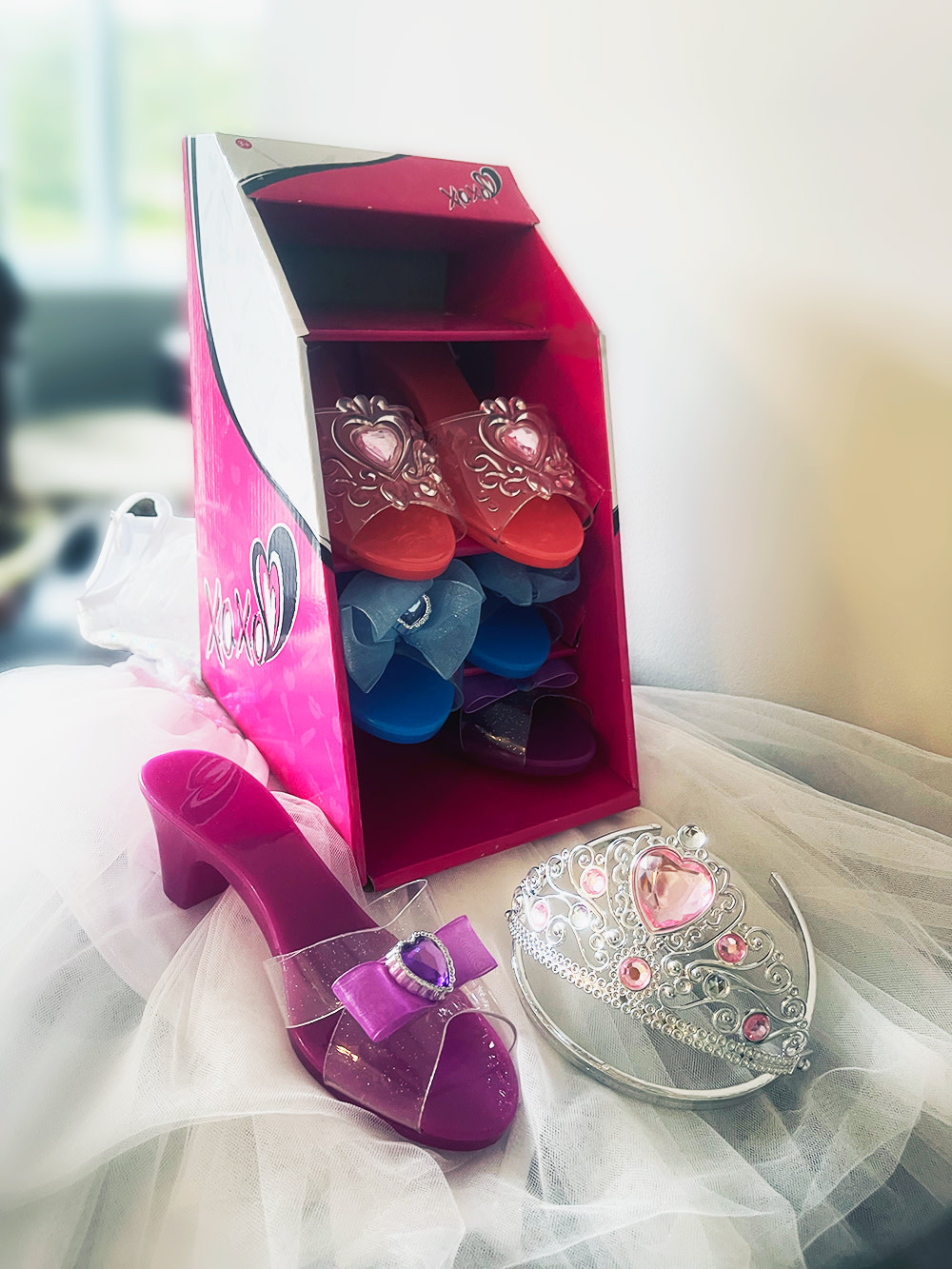 XoXo Shoes and Tiara Set