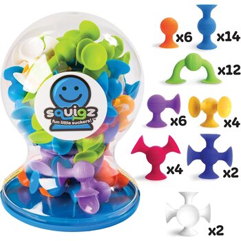 Fat Brain Toys Fat Brain Toys Squigz Deluxe Set
