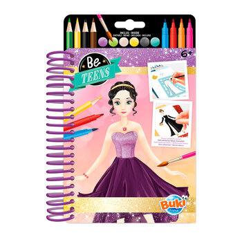 Buki France Buki Be Teens Fashion Sketchbook Evening Dress