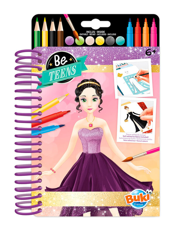 Buki France Buki Be Teens Fashion Sketchbook Evening Dress