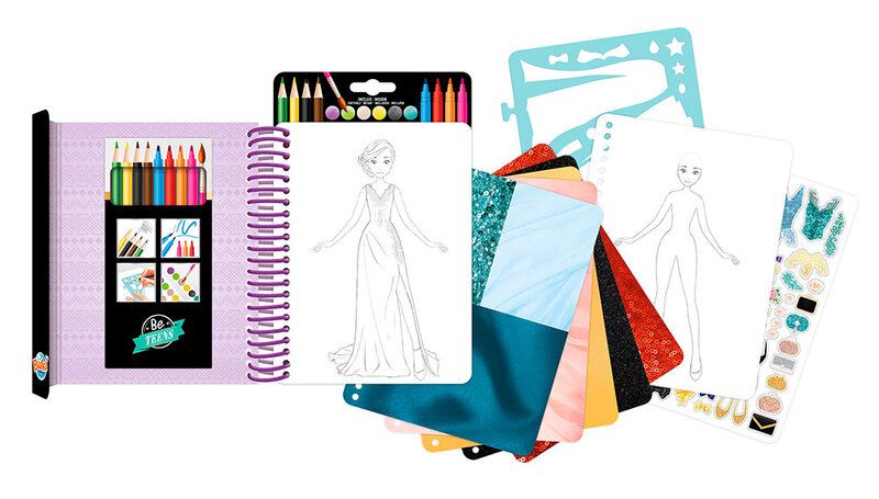 Buki France Buki Be Teens Fashion Sketchbook Evening Dress
