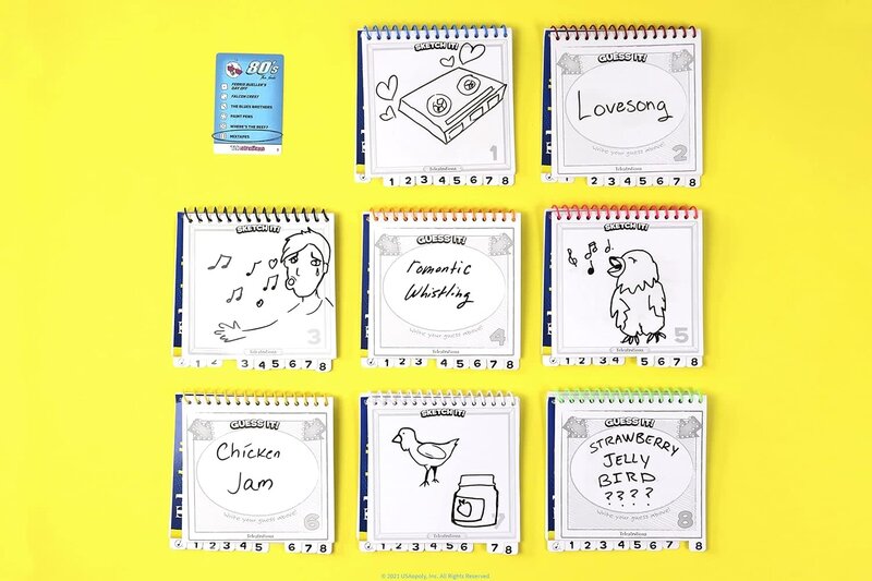 Telestrations Game Expansion 80's and 90's