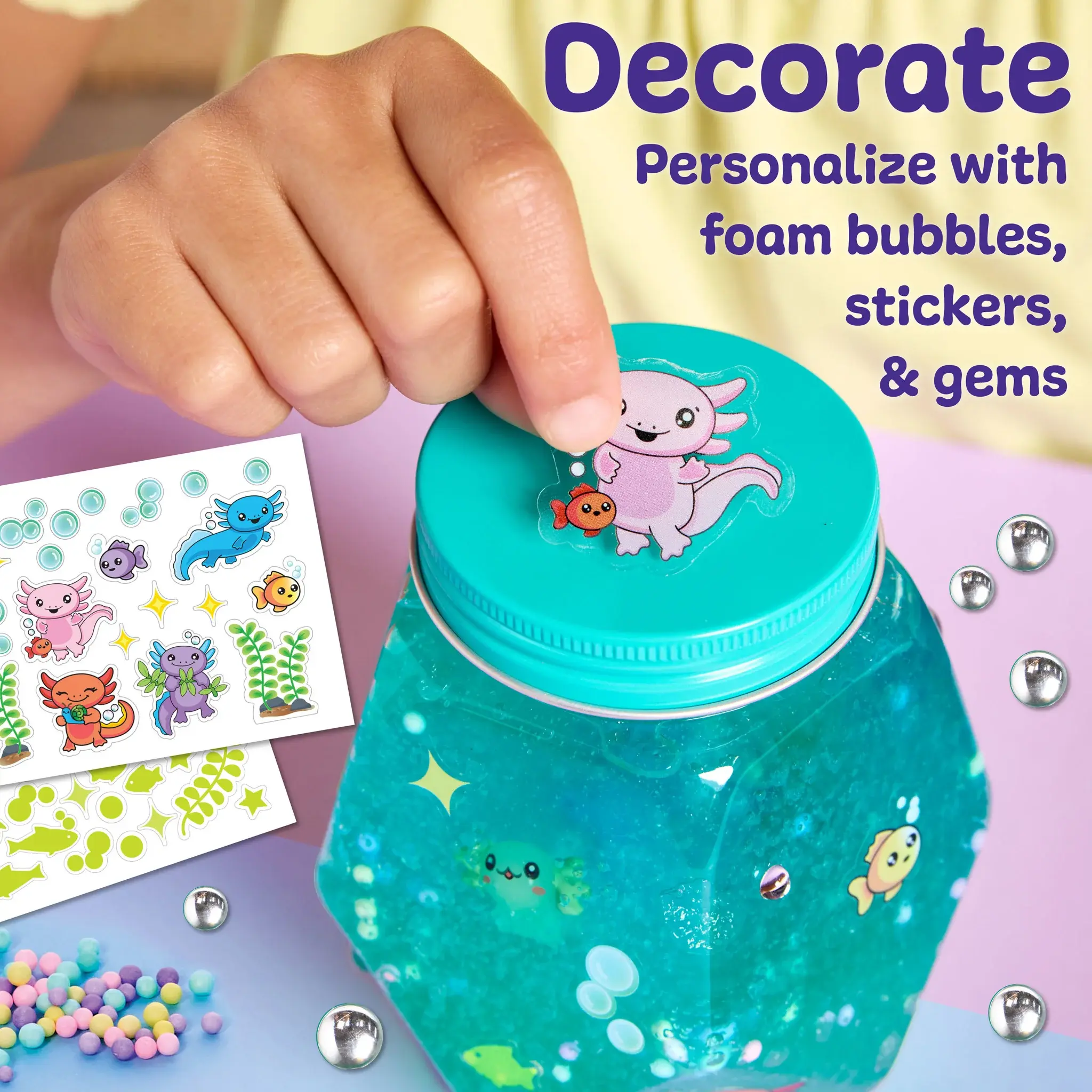 Creativity for Kids Creativity for Kids Glowing Axolotl Aquarium