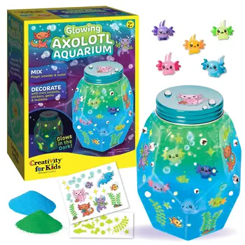 Creativity for Kids Creativity for Kids Glowing Axolotl Aquarium