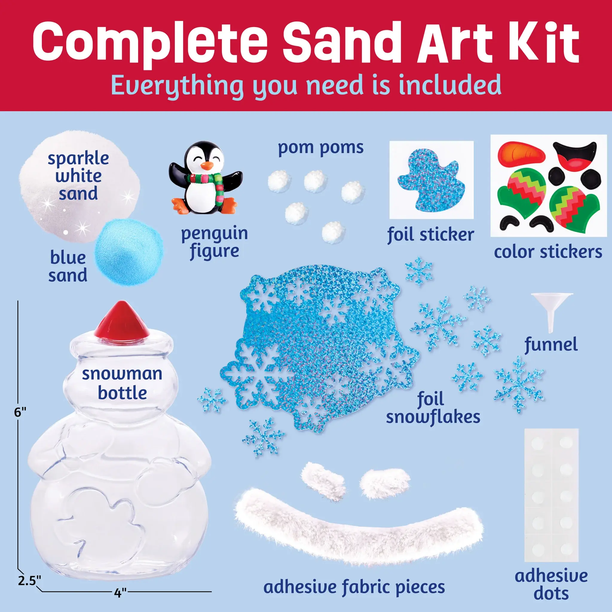 Creativity for Kids Creativity for Kids Sand Art Snowman
