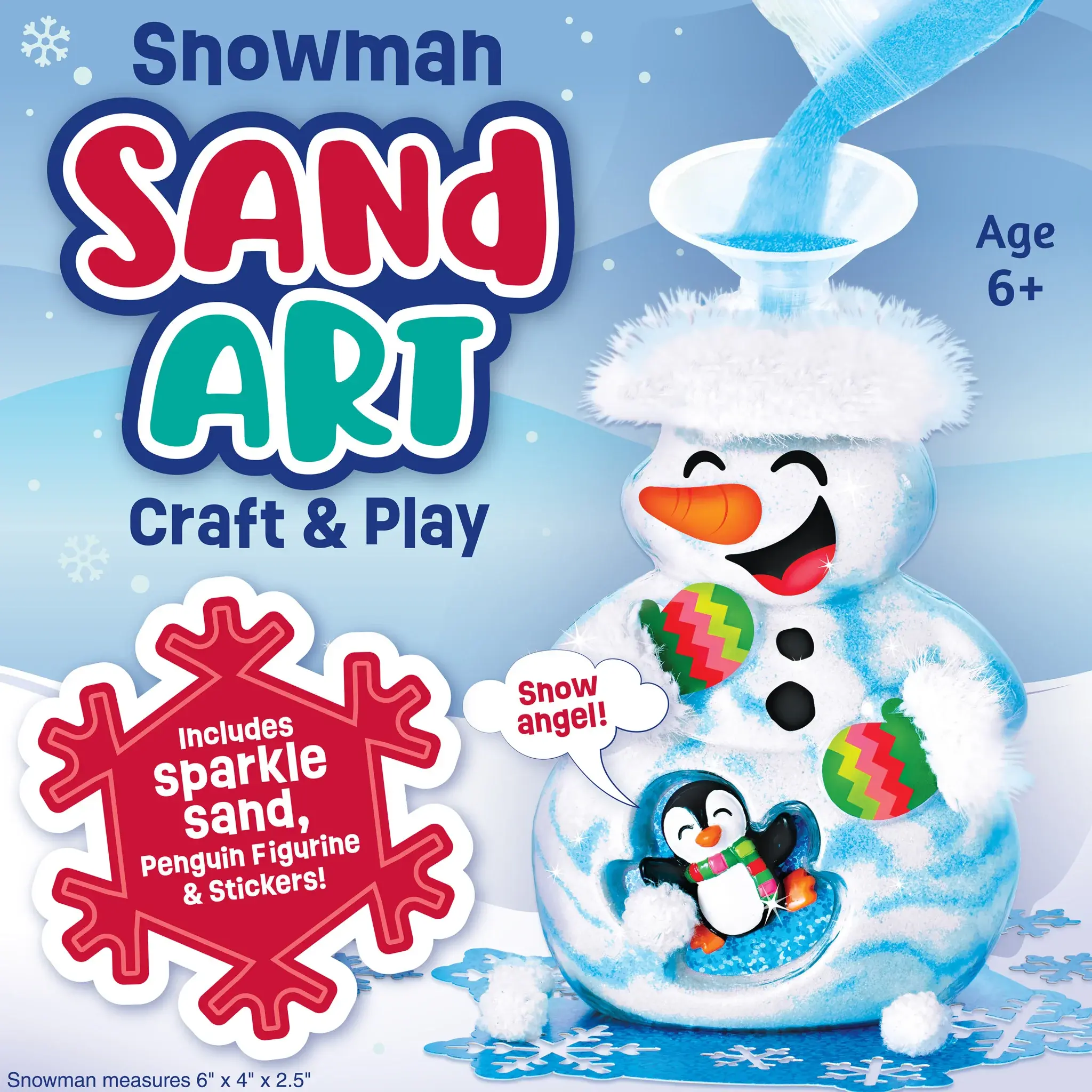 Creativity for Kids Creativity for Kids Sand Art Snowman