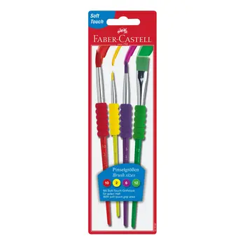 Creativity for Kids Faber-Castell Soft Grip Paint Brushes