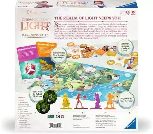 Ravensburger Disney's Chronicles of Light Darkness Falls Board Game