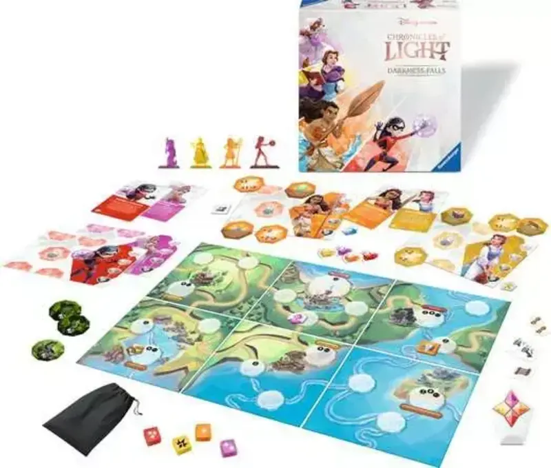 Ravensburger Disney's Chronicles of Light Darkness Falls Board Game