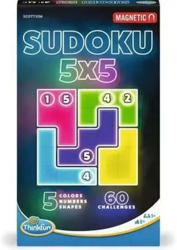 Thinkfun Thinkfun Game Sudoku 5x5 Magnetic Travel Puzzle