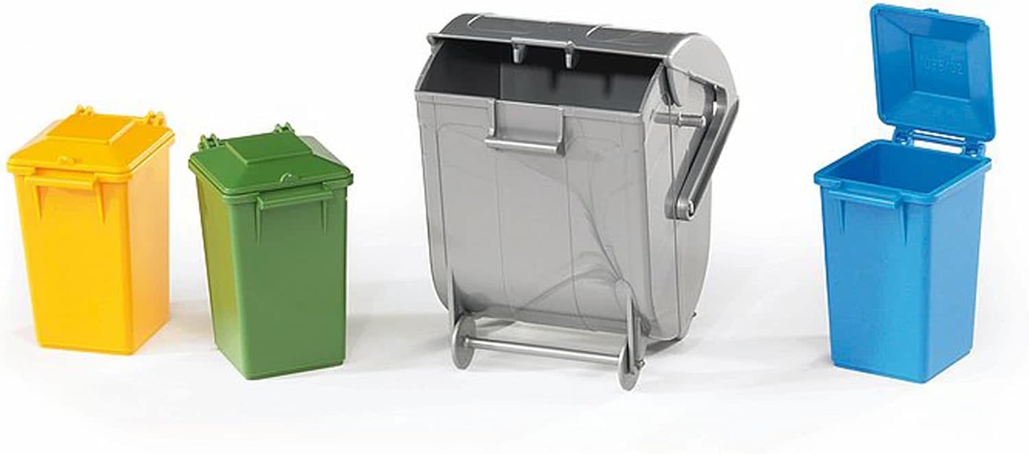 Bruder Bruder Accessories Trash Bin Set