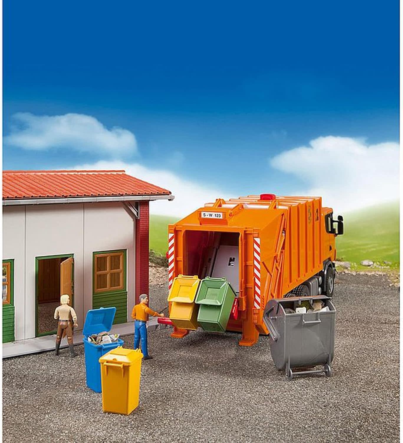 Bruder Bruder Accessories Trash Bin Set