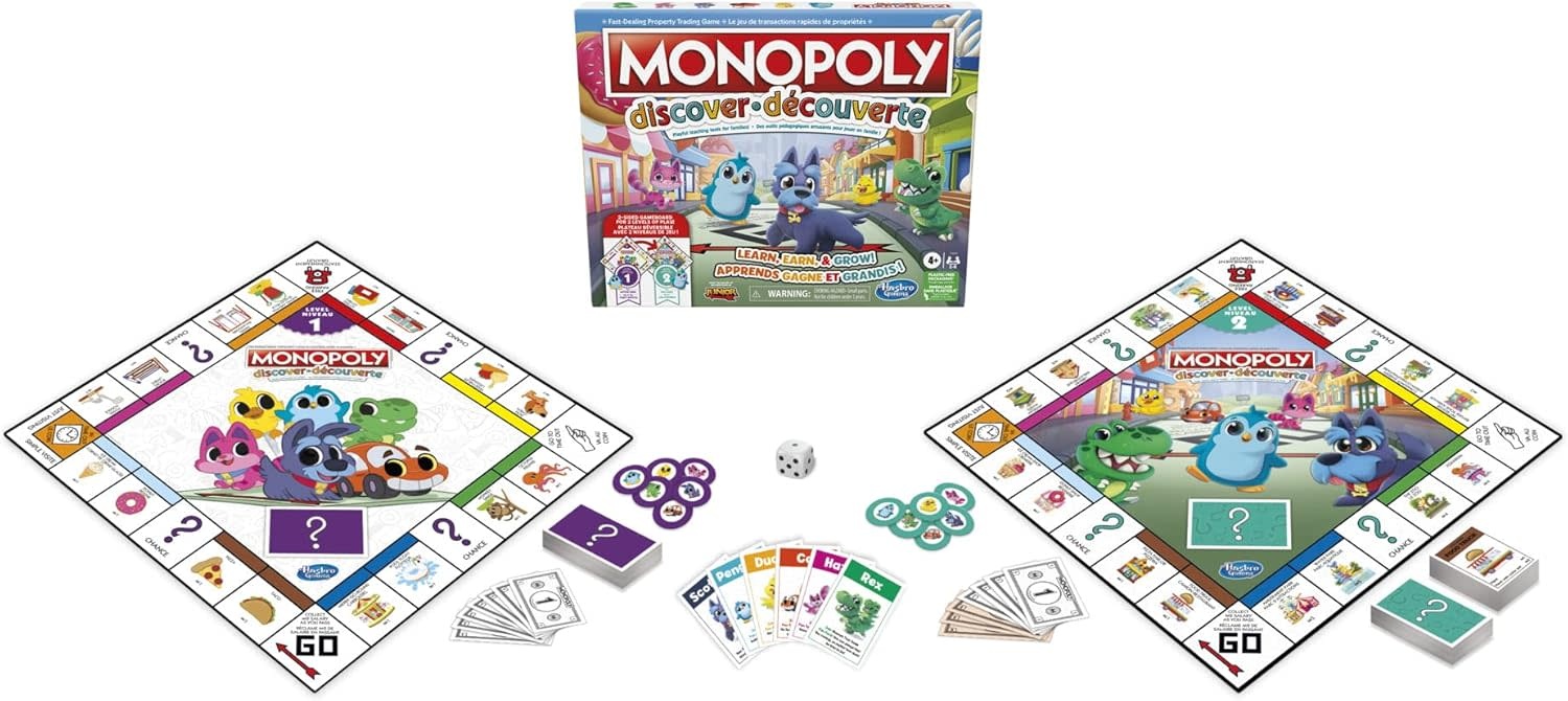 Hasbro Monopoly Junior Discover Board Game