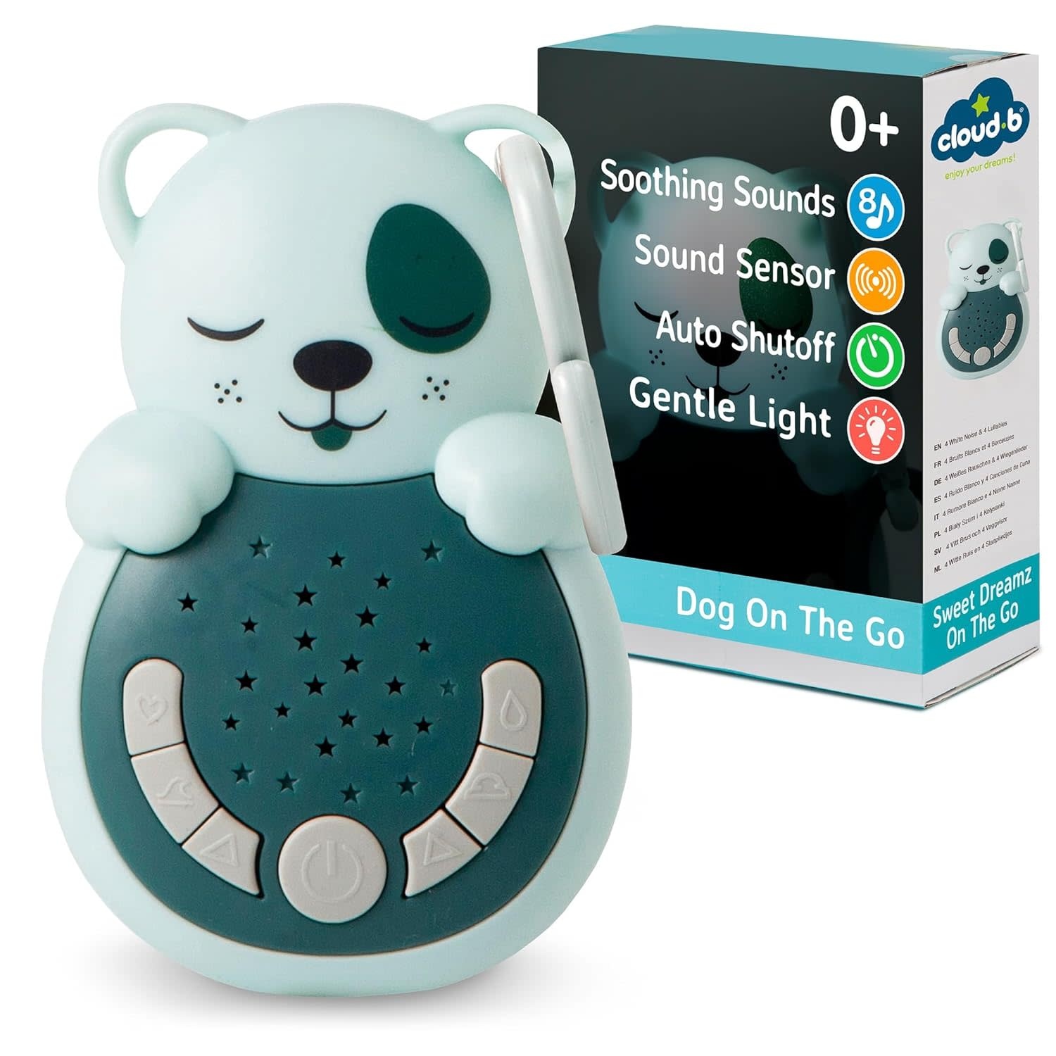 Cloud B Cloud B Sweet Dreamz on the Go Blue Dog