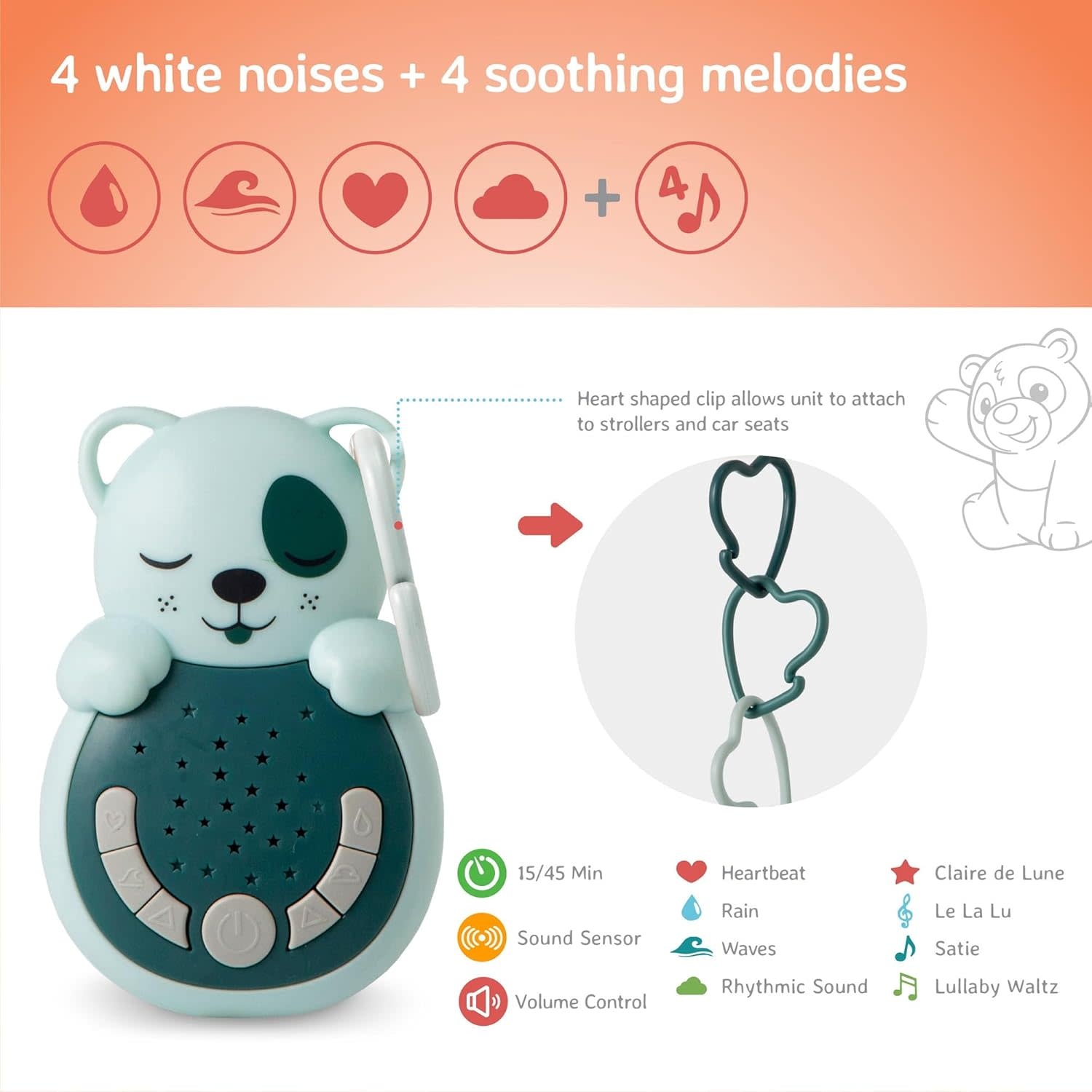 Cloud B Cloud B Sweet Dreamz on the Go Blue Dog